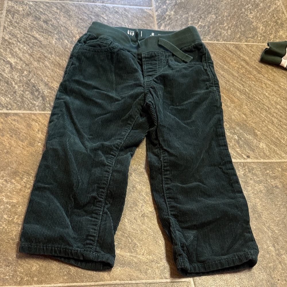 GAP Kids Corduroy Pants in Dark Green
